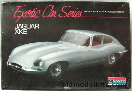 Monogram 1/24 Jaguar XKE, 2907 plastic model kit